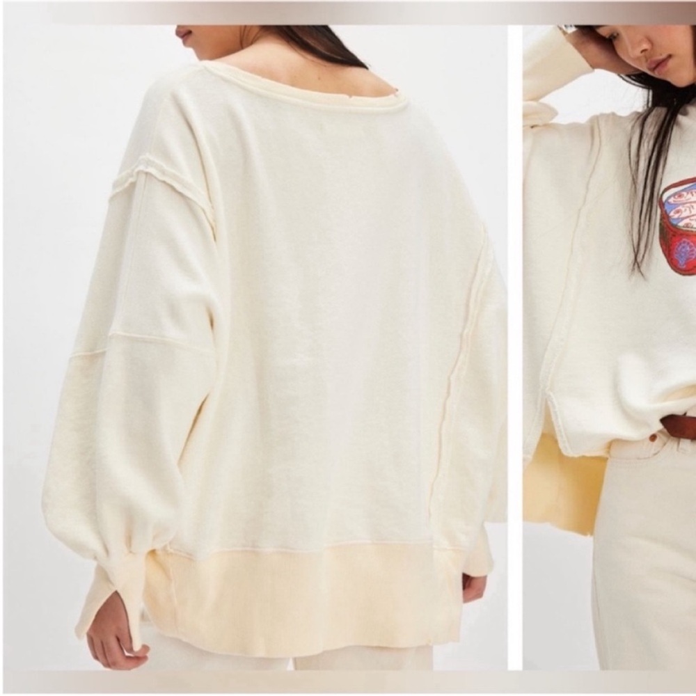 Free People Camden Sardine Sweatshirt - Picture 3 of 8